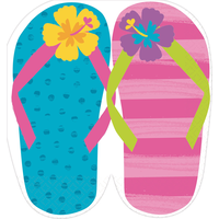 Flip Flop Lunch Napkins, 16-pk Front_Flat