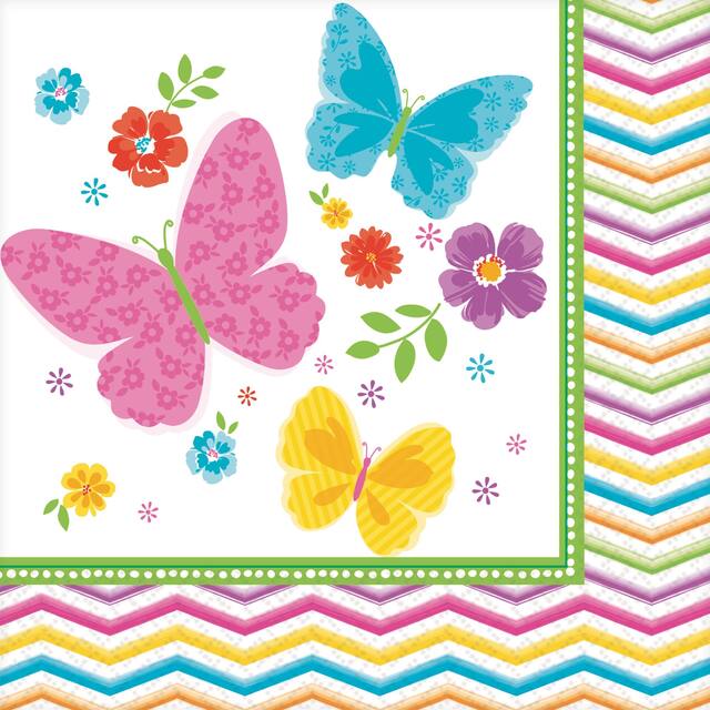 Celebrate Spring Beverage Napkins, 36-pk CloseUp