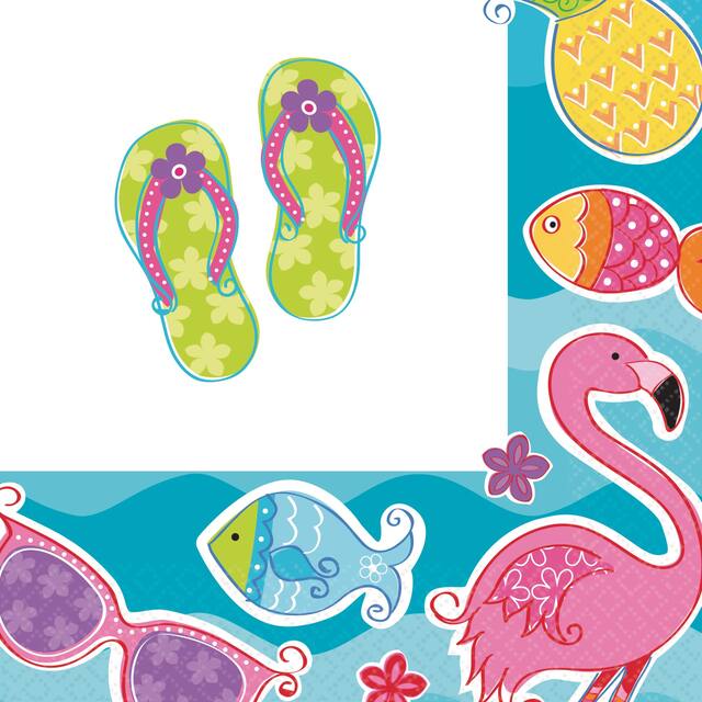 Serviettes à boissons Plaisir estival, paq. 36 Front_Flat