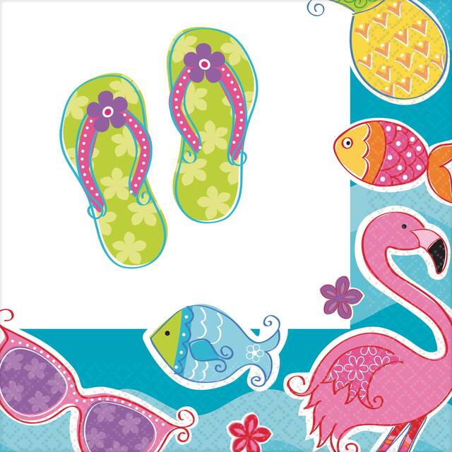 Serviettes de table Plaisir estival, paq. 36 Front_Flat