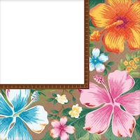 Hawaiian Hibiscus Lunch Napkins, 36-pk Front_Flat