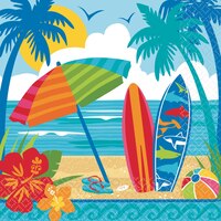 Sun & Surf Beach Lunch Napkins, 36-pk Front_Flat