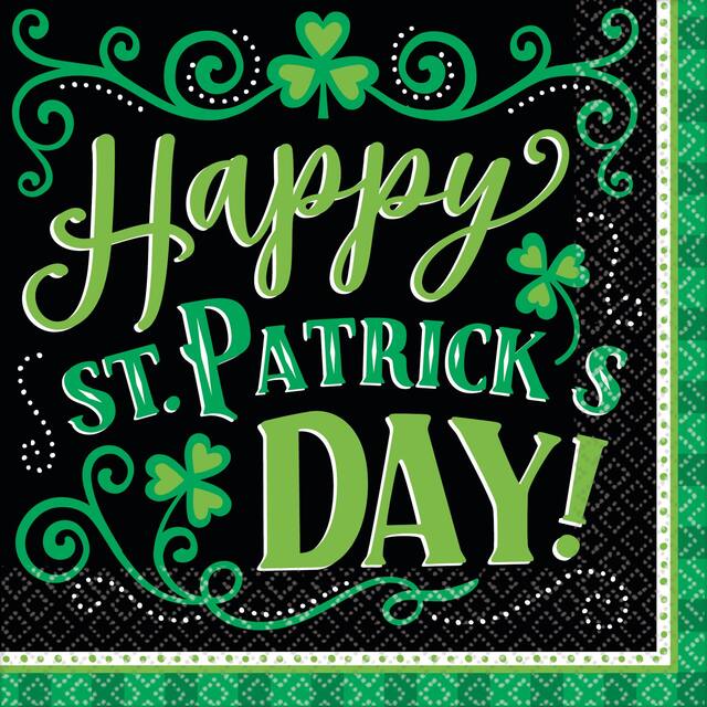 Clover Me Lucky Lunch Napkins, 125-pk Front_Flat