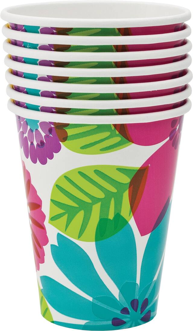 Gobelets Un jour au paradis, paq. 8 Front_Flat