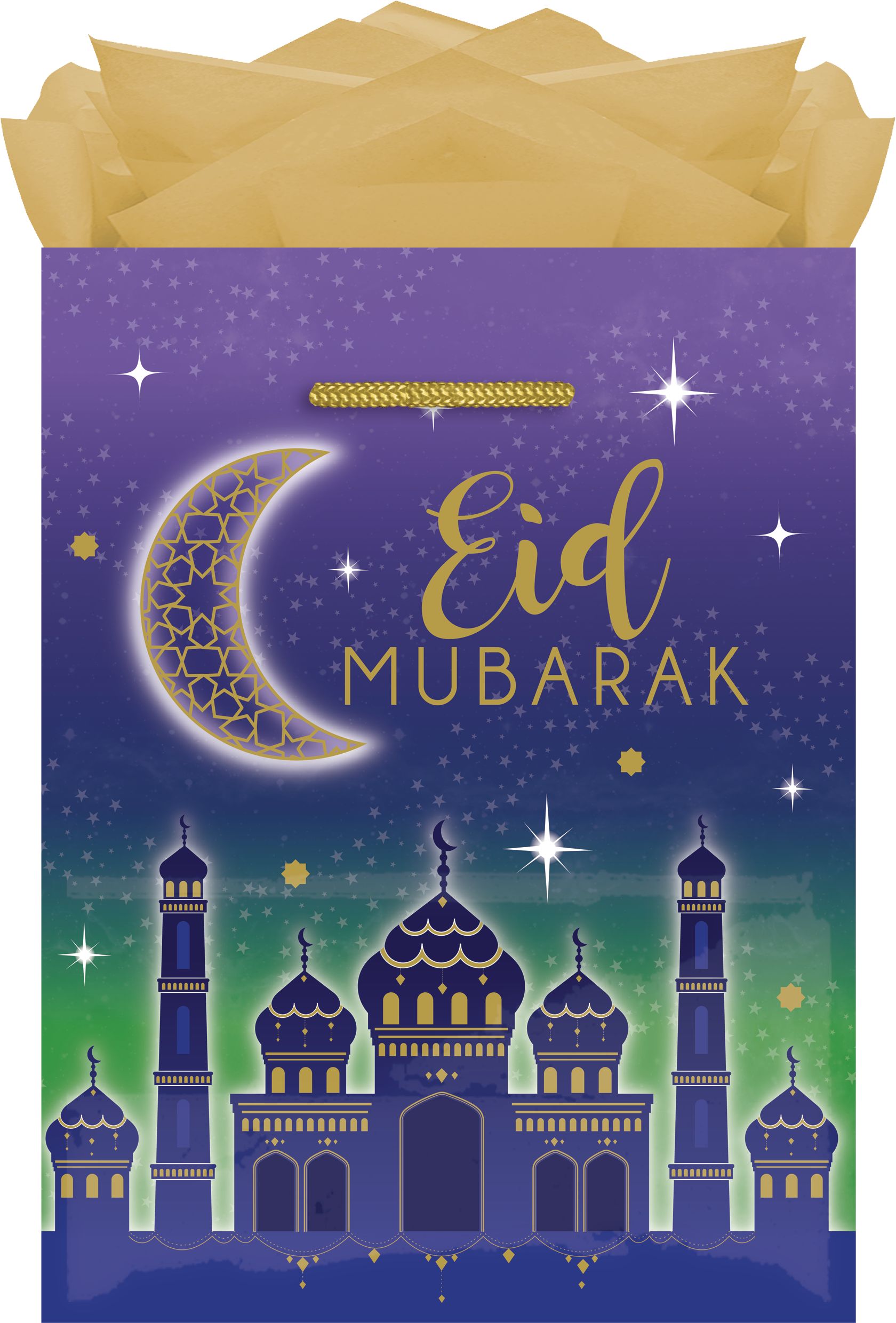 Eid Mubarak Gift Bag Front_Flat