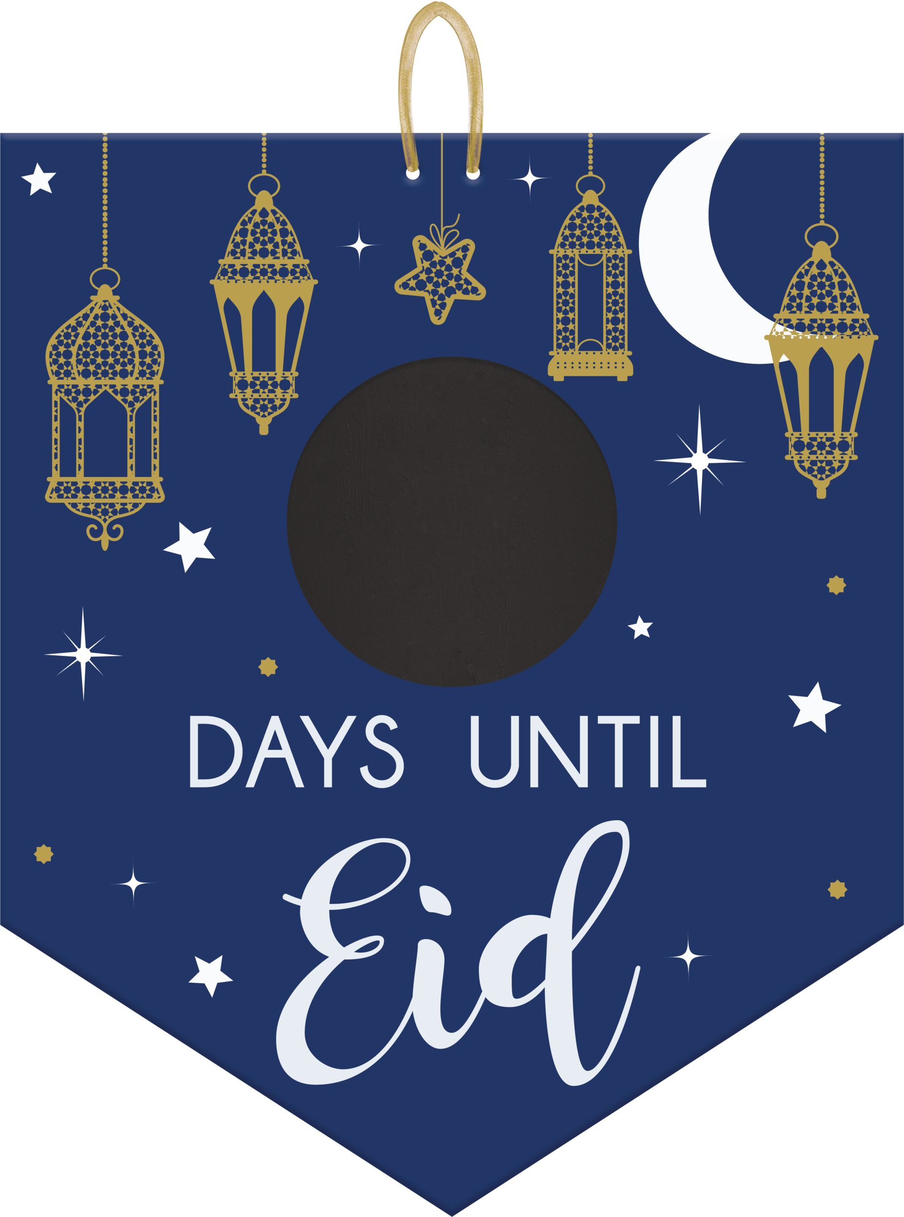 eid-countdown-chalkboard-sign-blue-gold-party-city