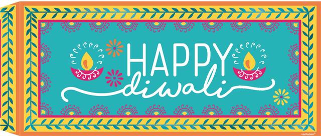 Metallic Happy Diwali Money Envelopes, 8-pk Front_Flat