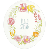 Hello Spring Platter Front_Flat