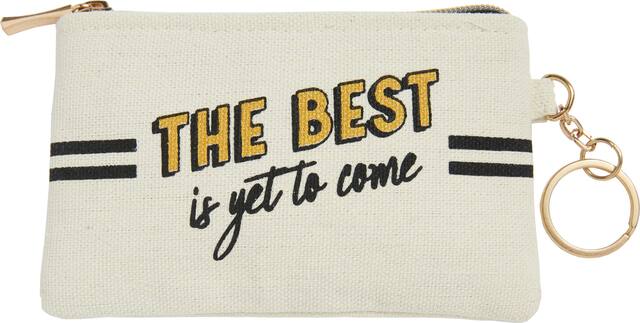 Porte-monnaie avec porte-clés The Best is Yet to Come Front_Flat
