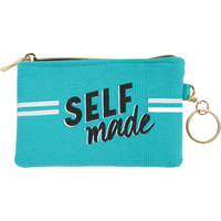 Self Made Coin Purse Keychain Front_Flat