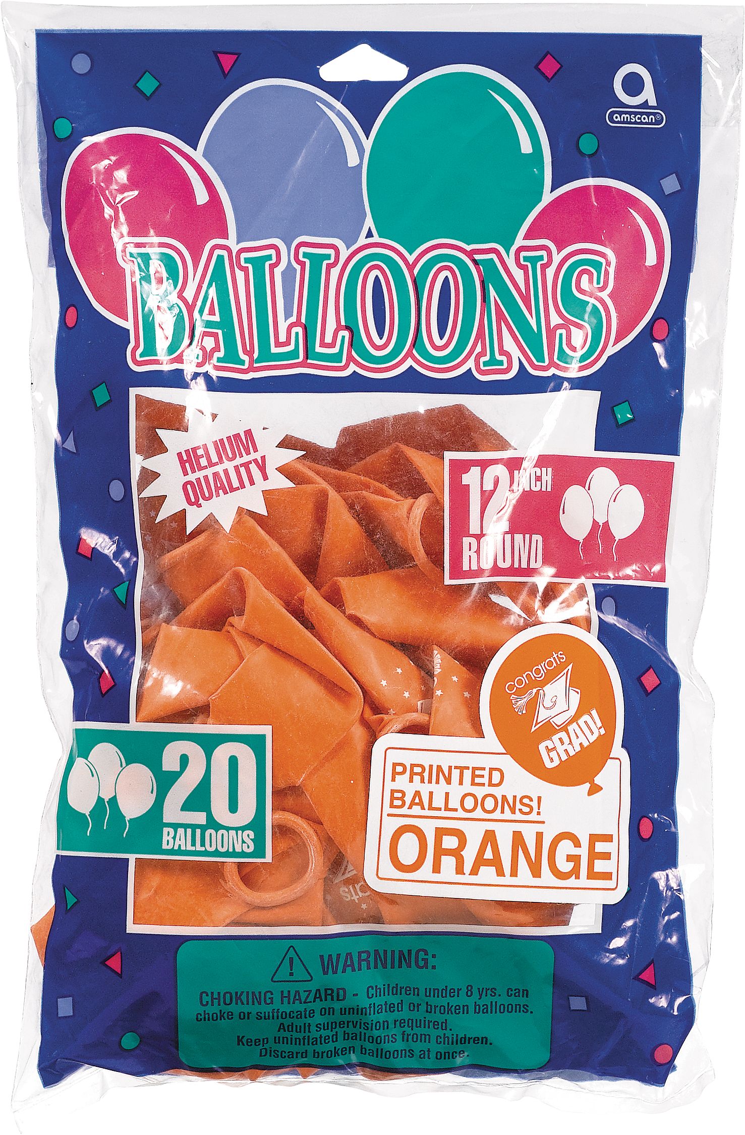 Graduation Balloons, 15-pk Front_Flat