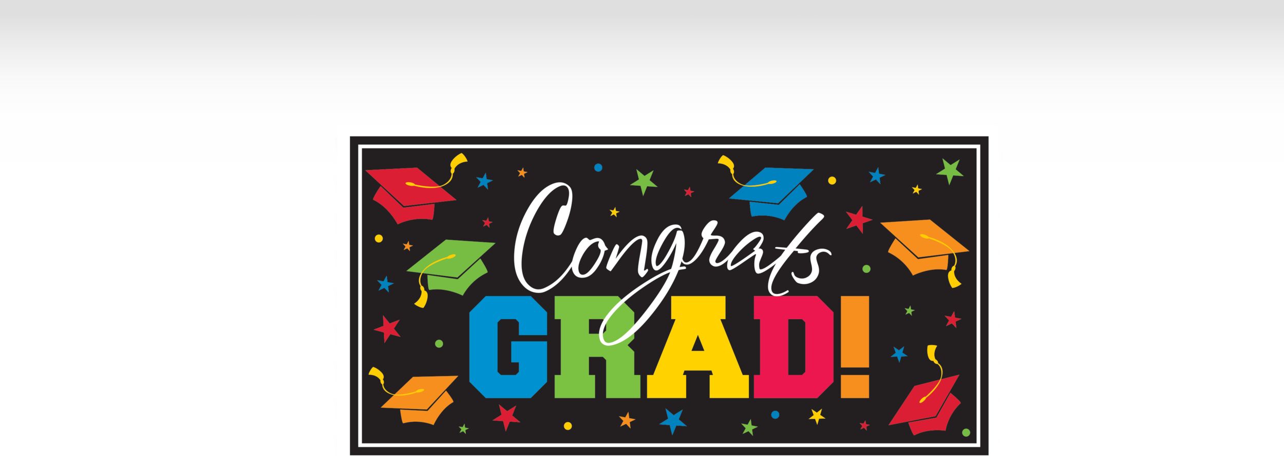 Multicolour 2020 Graduation Banner Front_Flat
