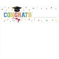 Congrats Graduation Banner Front_Flat