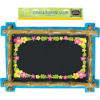 Tiki Chalkboard Sign Front_Flat