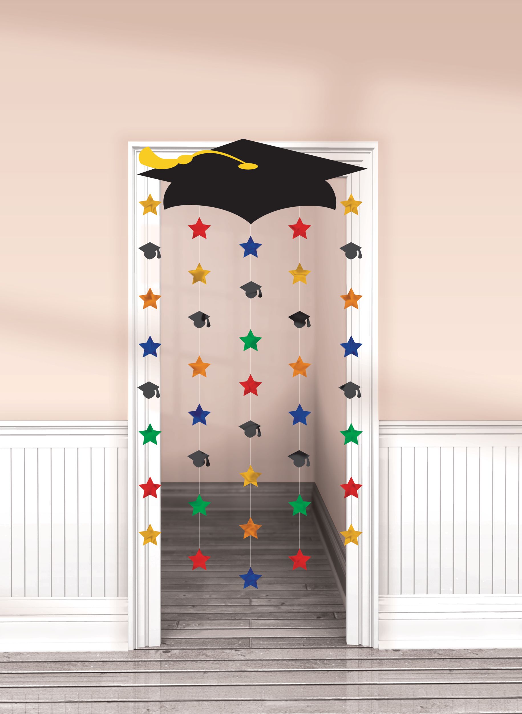 Cap Stars Door Decoration Front_Flat