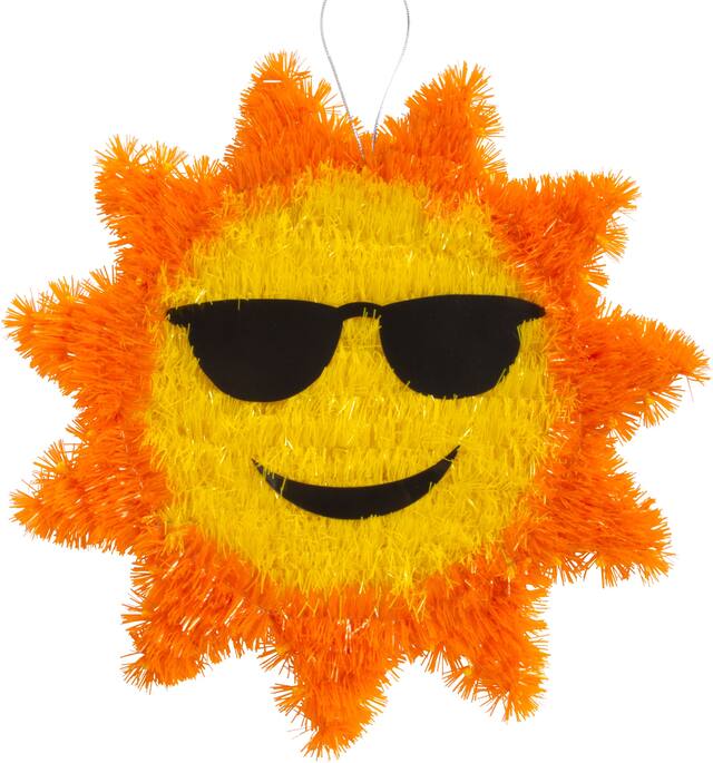 Guirlande de soleil suspendue Front_Flat