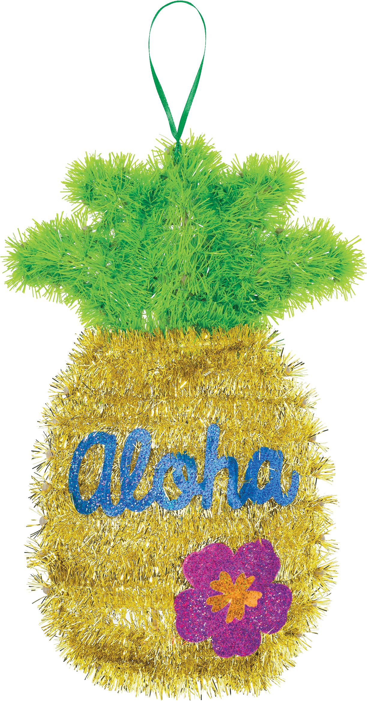 Tinsel Pineapple Front_Flat