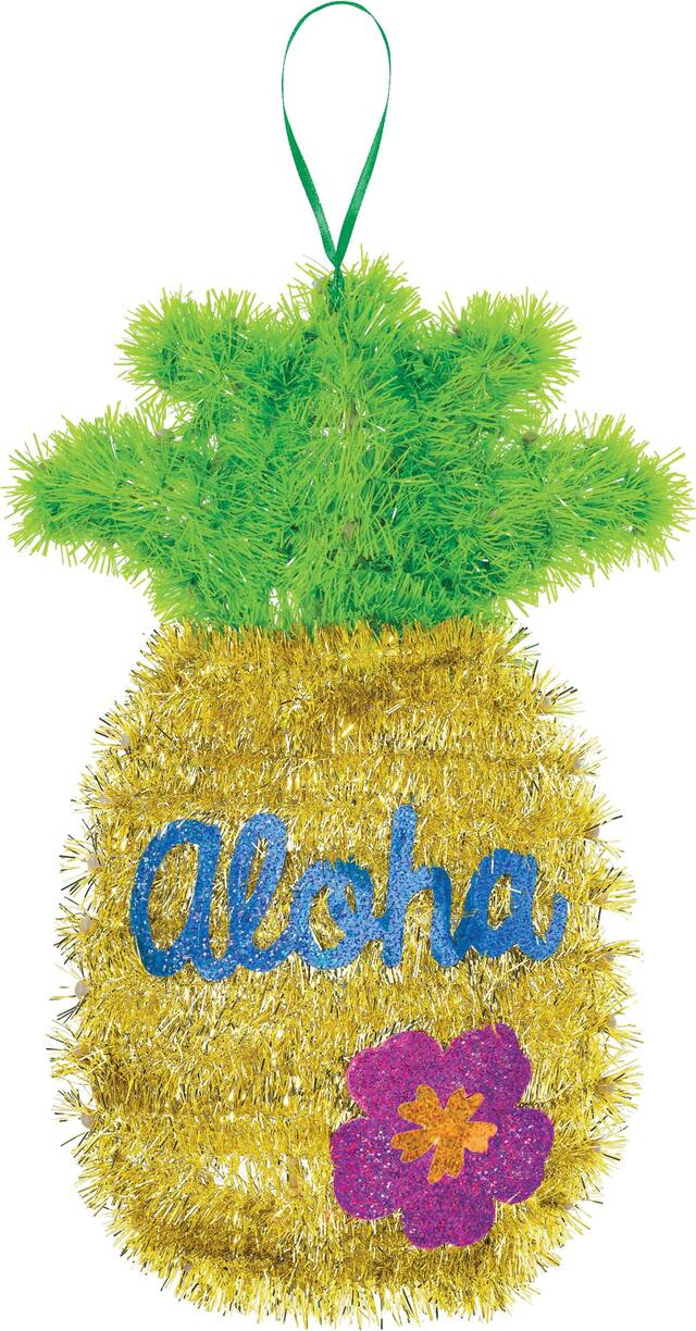 Tinsel Pineapple Front_Flat