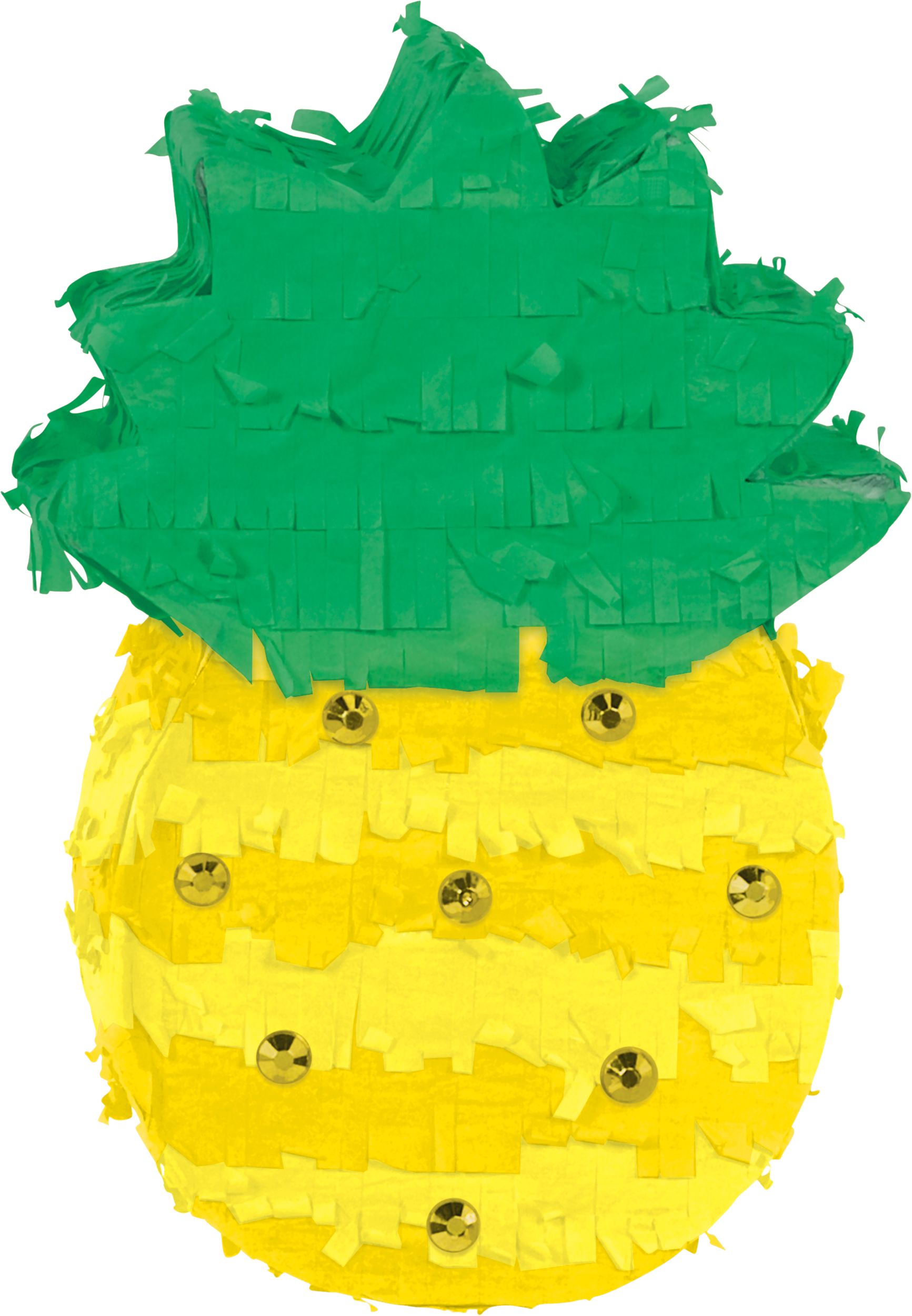 Pineapple Pinata Decoration Front_Flat