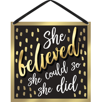 She Believed Sign Front_Flat