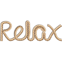 Relax Rope Sign Front_Flat
