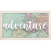 Hanging Adventure Sign, 16-in Front_Flat