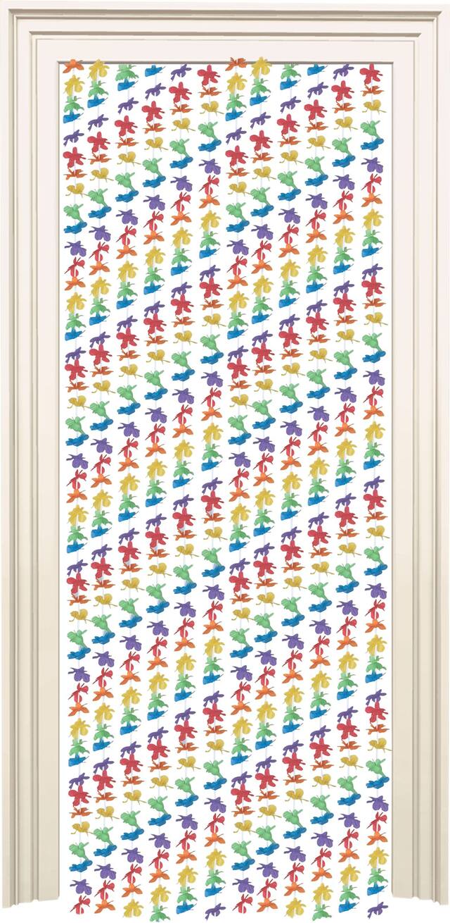 Party Flower Doorway Curtain Front_Flat