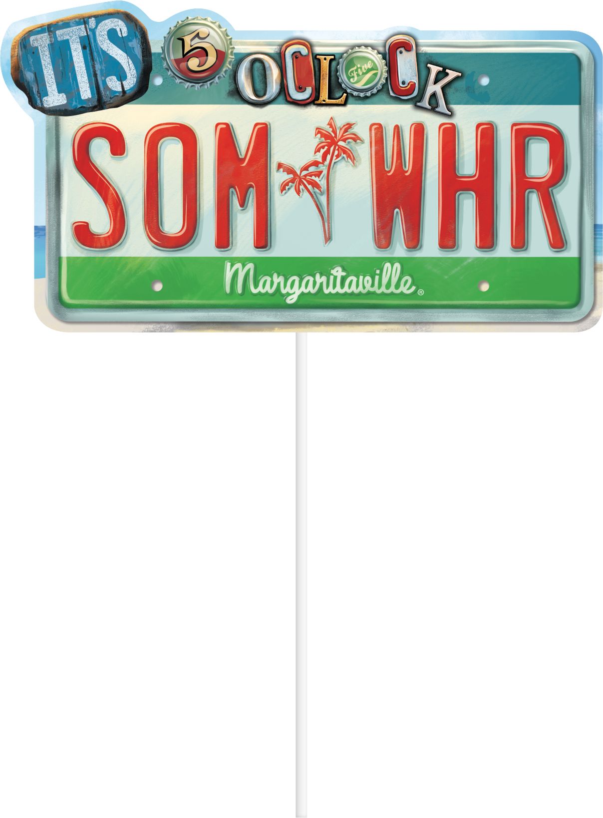 Margaritaville Scene Setter with Photo Booth Props Front_Flat