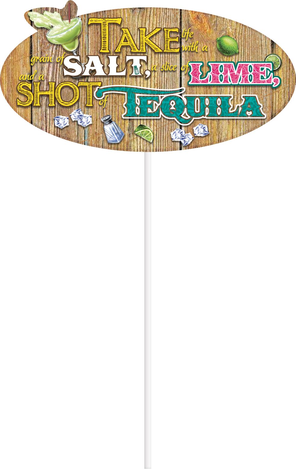 Margaritaville Scene Setter with Photo Booth Props Front_Flat