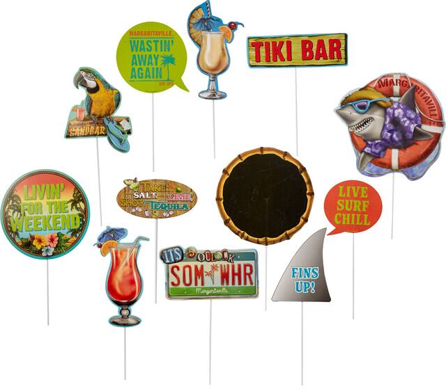 Margaritaville Scene Setter with Photo Booth Props Front_Flat