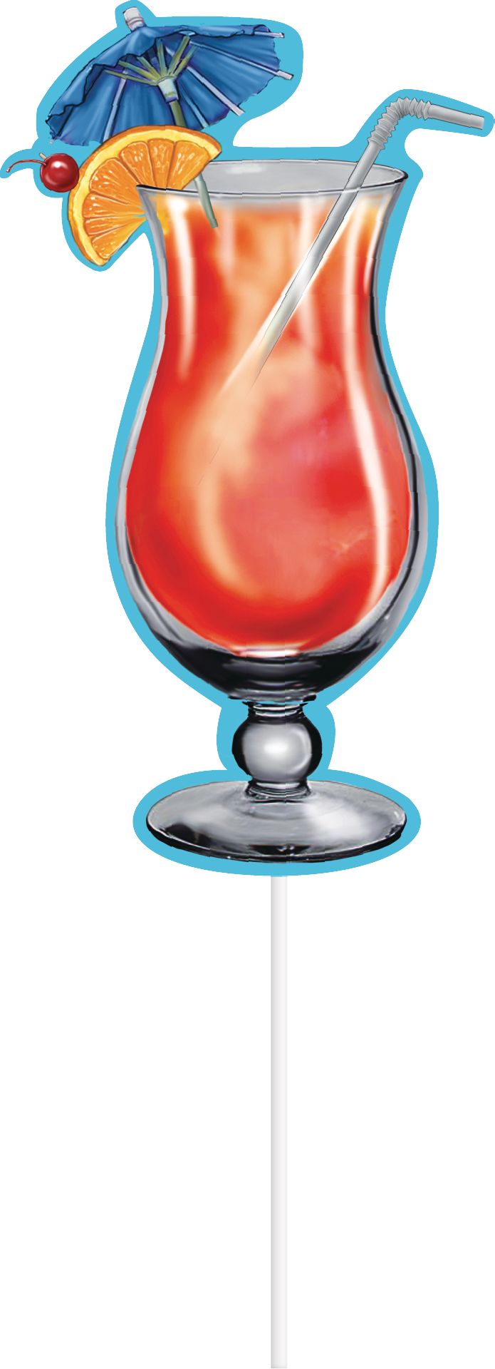 Margaritaville Scene Setter with Photo Booth Props Front_Flat