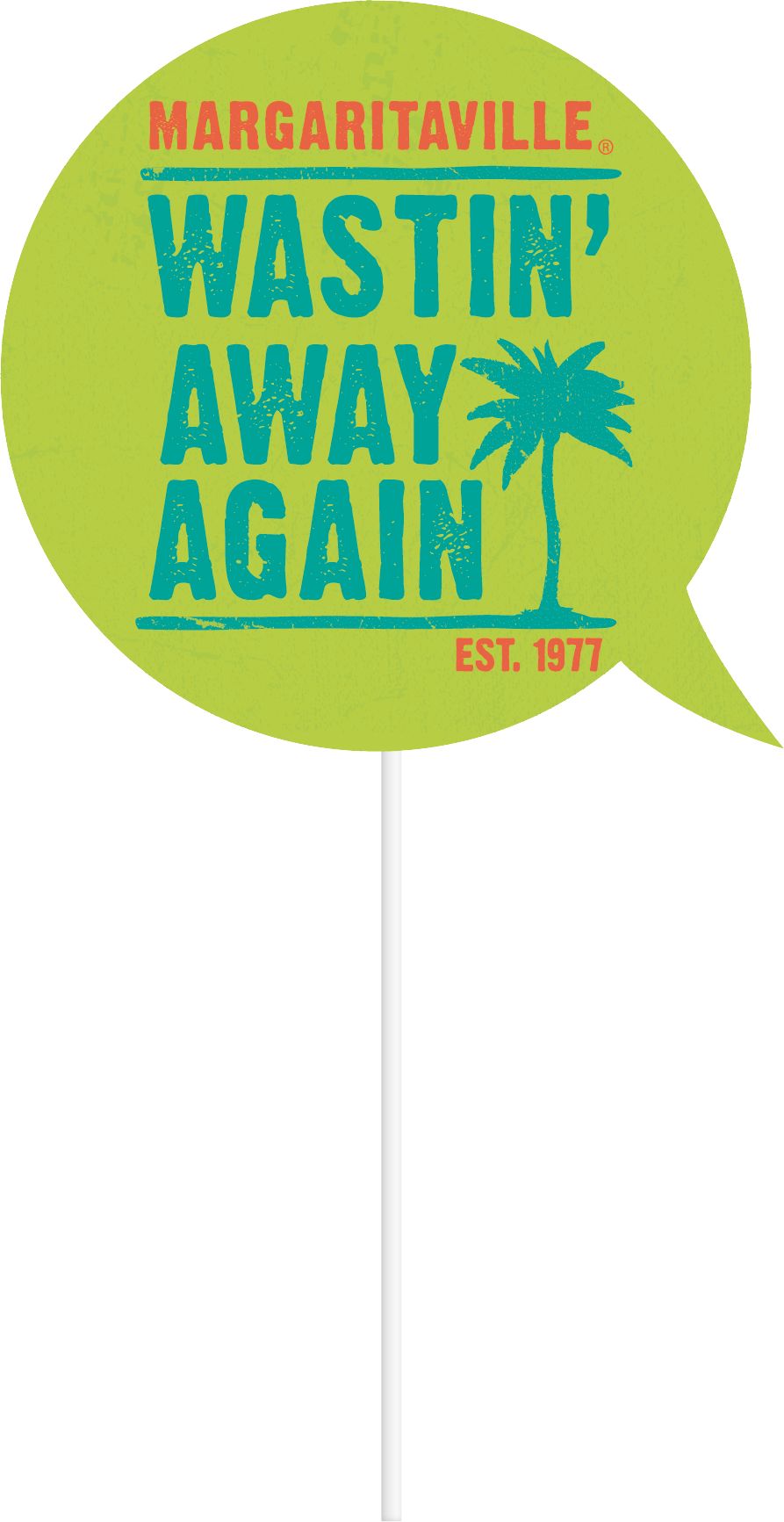 Margaritaville Scene Setter with Photo Booth Props Front_Flat