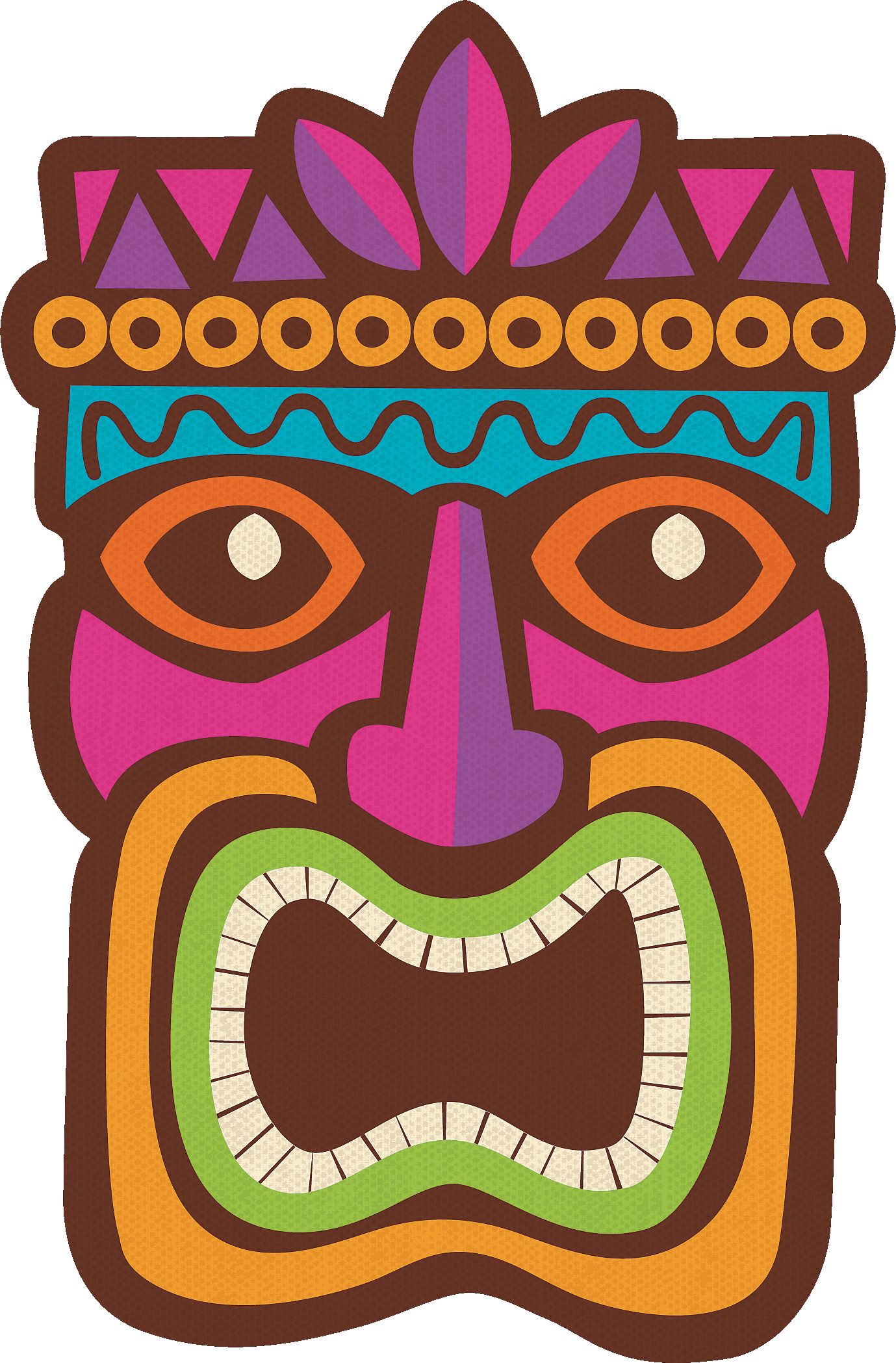 Tiki Cutouts, 30-pc Overhead_Flat