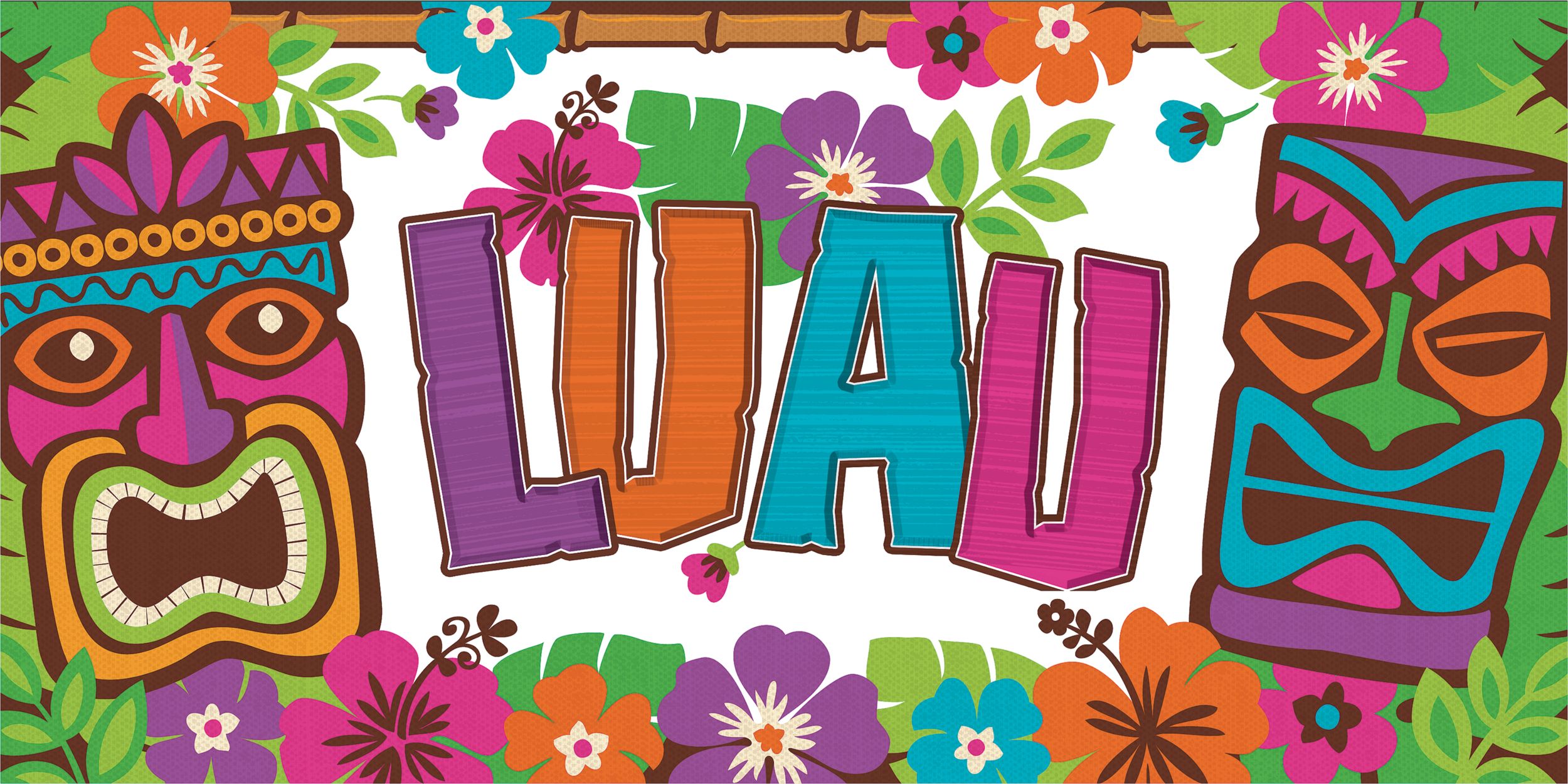 Tiki Cutouts, 30-pc Overhead_Flat