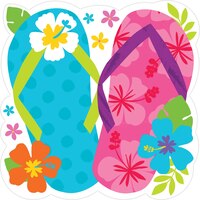 Bright Flip Flop Cutout Front_Flat