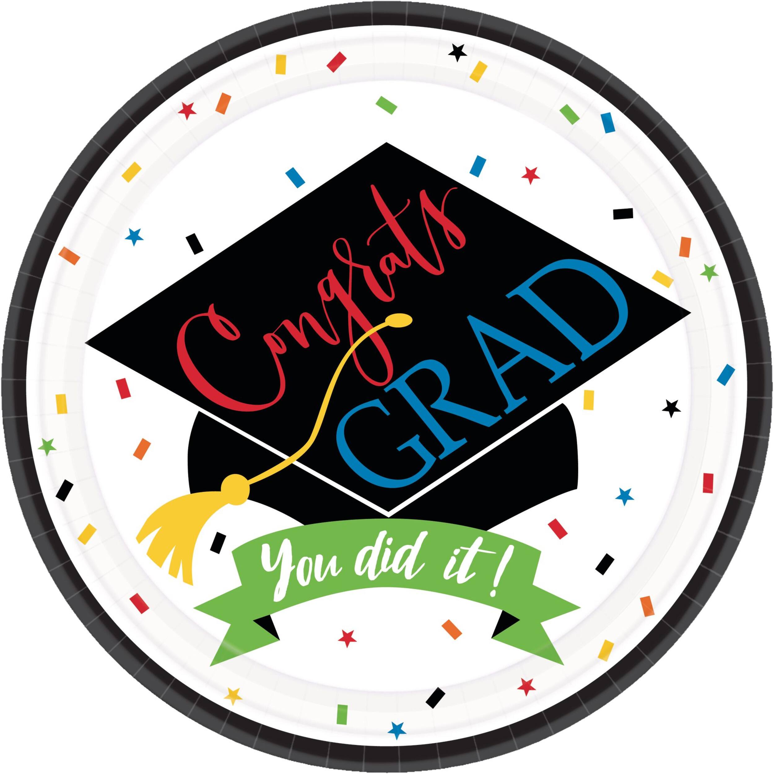 You Did It Grad Lunch Plates, 60-pk | Party City