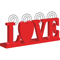 Porte-photo Love Front_Angled_Right