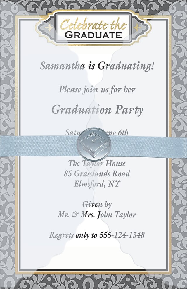 Duluxe Graduation Invitation Kit Party City