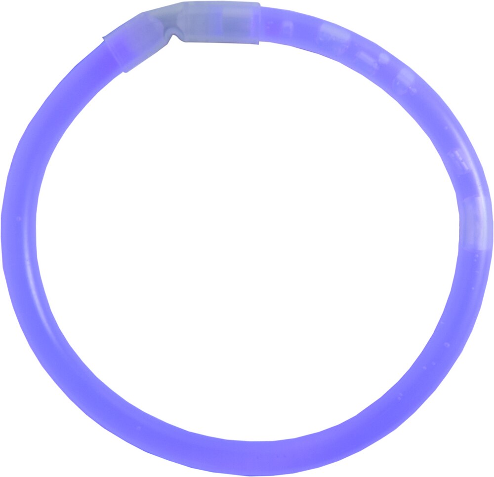 Lot De 100 Bracelets Phosphorescents Glowhouse Violet - Qualité Supérieure Avec Connecteurs