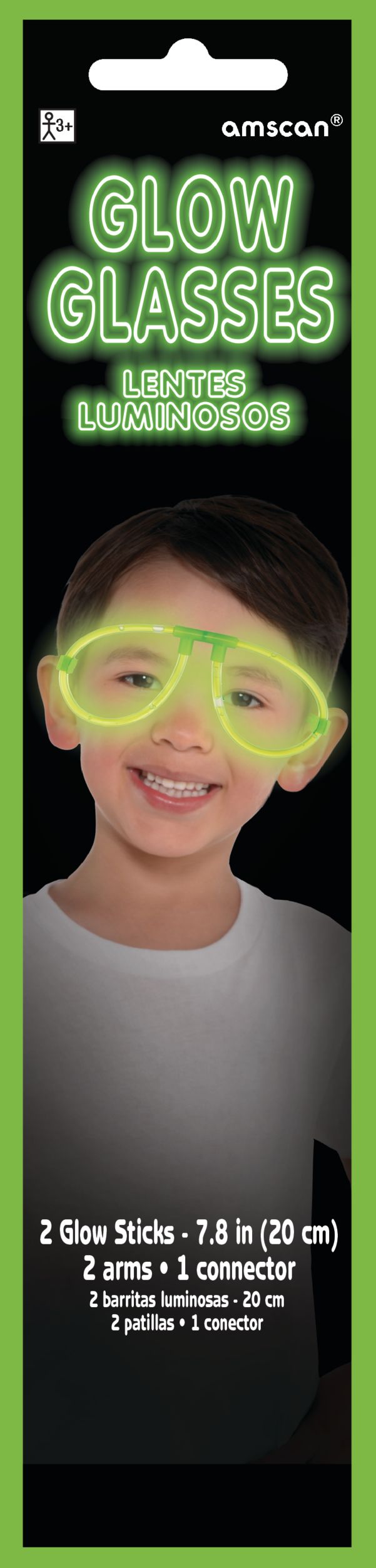 Green Glow Glasses Front_Flat