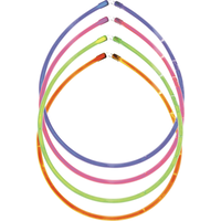 Collier luminescent arc-en-ciel, paq. 4 Front_Flat