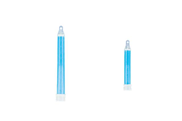 Blue Glow Lightstick, 6-in Front_Flat