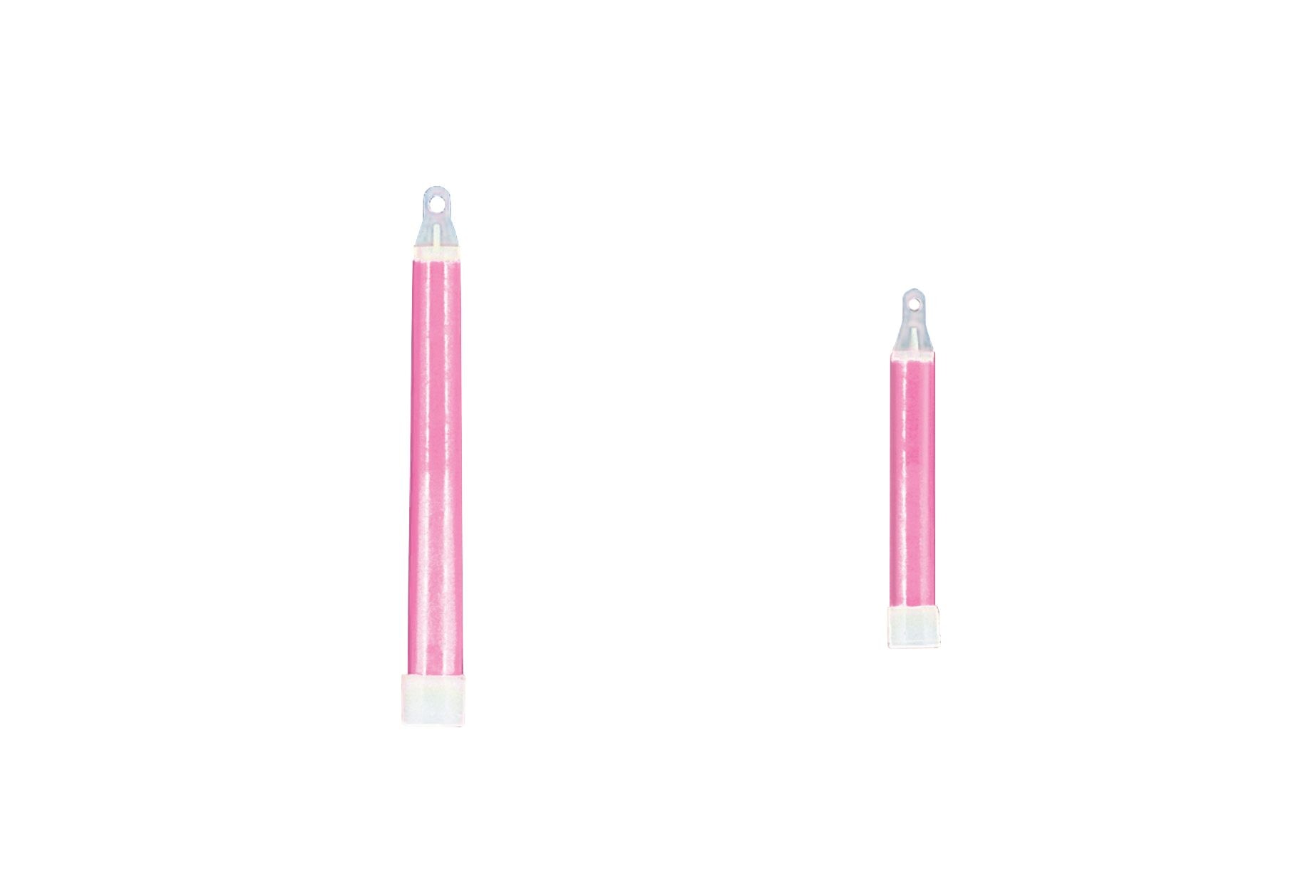 Pink Glow Lightstick, 6-in Front_Flat