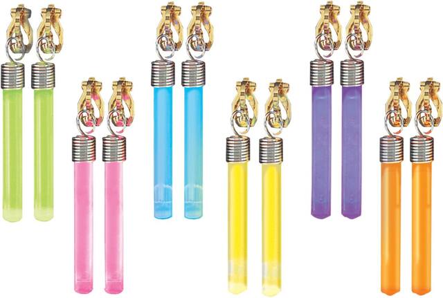 Green Glow Earrings Front_Flat