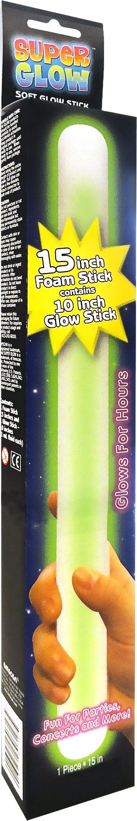 Glow Foam Stick, 15-in Front_Angled_Right