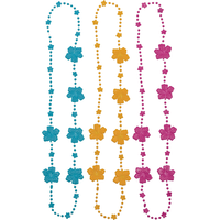 Colliers de perles d'hibiscus, paq. 3 Front_Flat