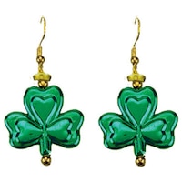 Dangling Shamrock Earrings