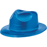 Roaring 20s Shiny Fedora Hat, Assorted Colours, One Size, Wearable Costume Accessory for Halloween Front_Angled_Left