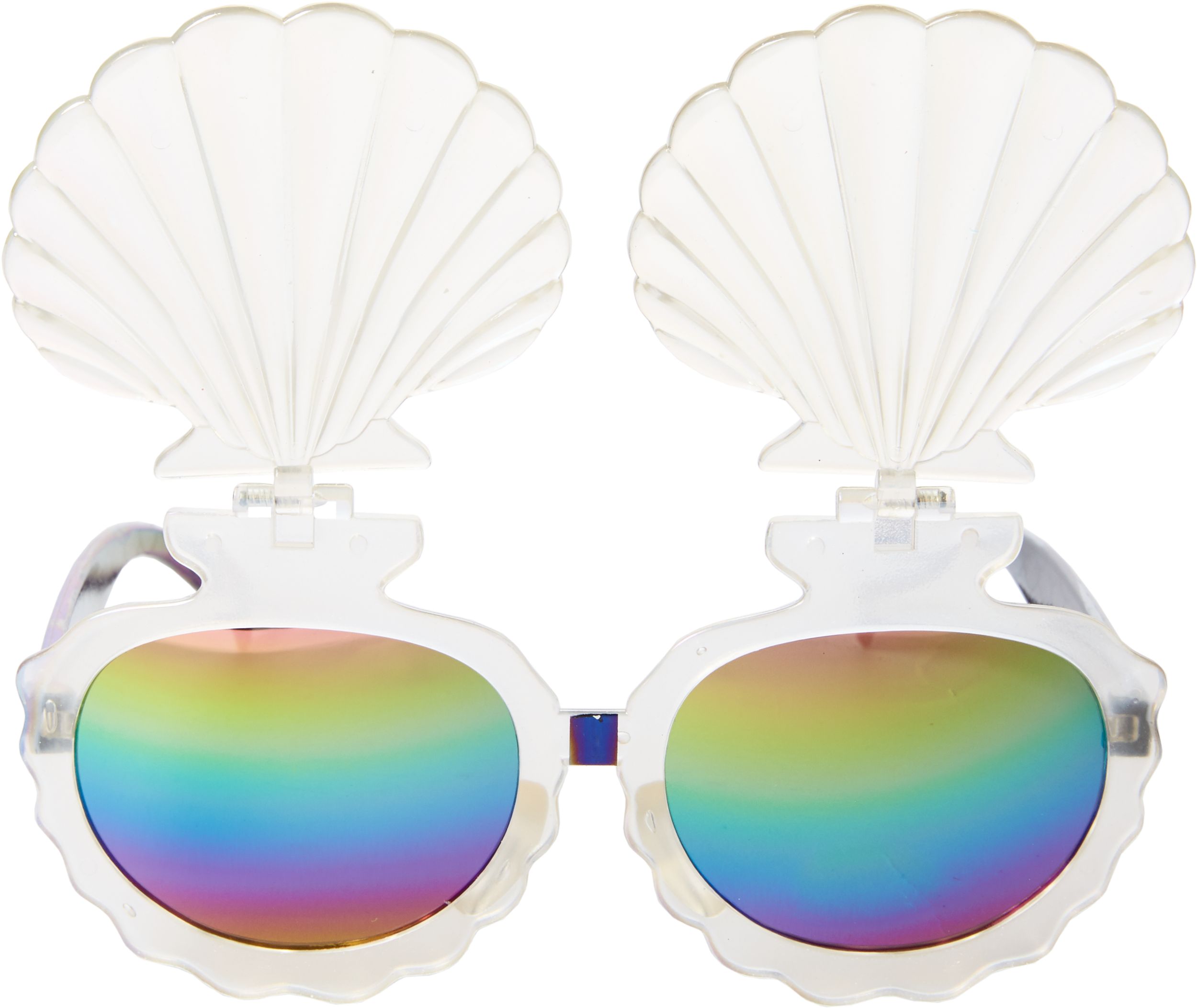 Lunettes de soleil, sirène et coquillages Front_Elevated