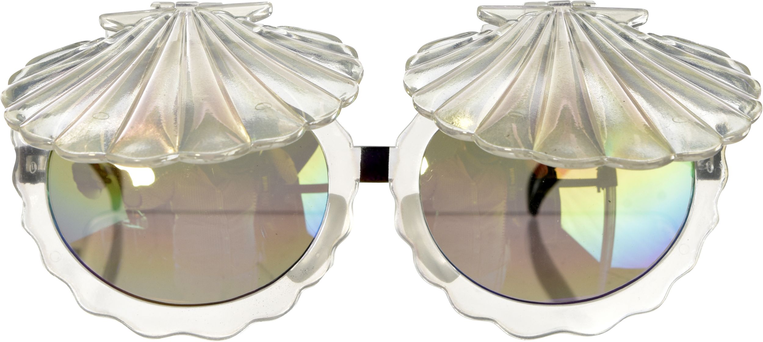 Lunettes de soleil, sirène et coquillages Front_Flat